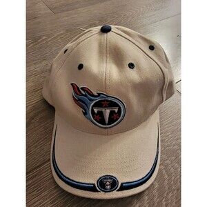 NWT VTG Twins Enterprise TENNESSEE TITANS Football Cap Beige NFL Adjustable Hat